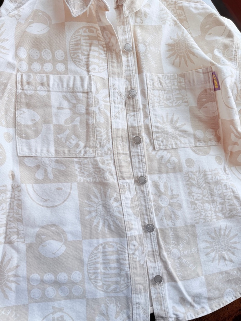 Smiley Face H&M jacket size small - Picture 3 of 9